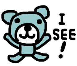 B Bear sticker #13307727