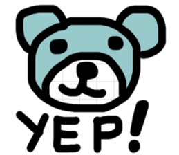 B Bear sticker #13307729