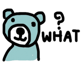 B Bear sticker #13307734