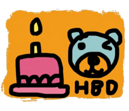 B Bear sticker #13307735