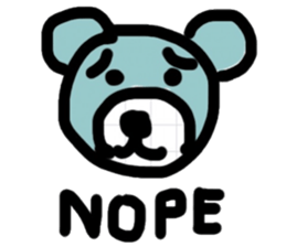 B Bear sticker #13307745