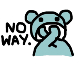 B Bear sticker #13307759