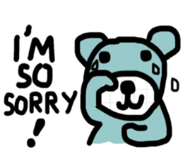 B Bear sticker #13307760