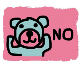 B Bear sticker #13307761