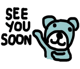 B Bear sticker #13307764