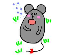 Mouse of CHU-TA 2nd sticker #13307772