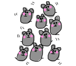 Mouse of CHU-TA 2nd sticker #13307801