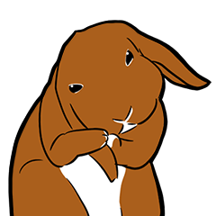 Holland lop Sticker.