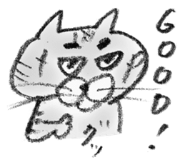 A Kiji Tora Cat sticker #13308771