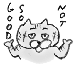 A Kiji Tora Cat sticker #13308772
