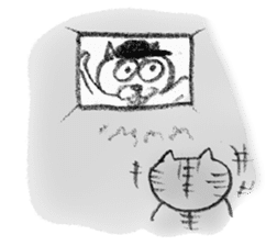 A Kiji Tora Cat sticker #13308788