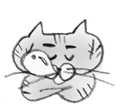A Kiji Tora Cat sticker #13308795