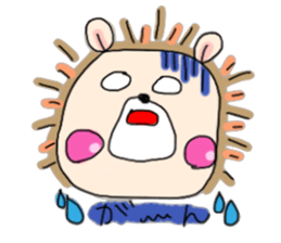 Hog-Chan the hedgehog sticker #13309090