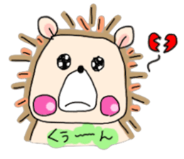 Hog-Chan the hedgehog sticker #13309092