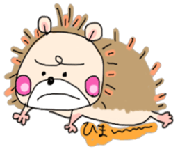 Hog-Chan the hedgehog sticker #13309103