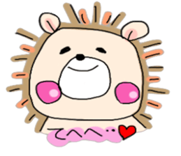 Hog-Chan the hedgehog sticker #13309106