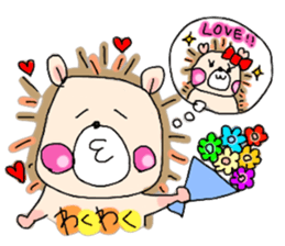 Hog-Chan the hedgehog sticker #13309115