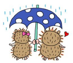 Hog-Chan the hedgehog sticker #13309125