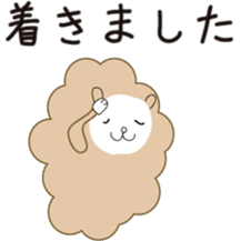 cuddly sheep_partII sticker #13310056