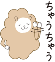 cuddly sheep_partII sticker #13310067