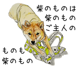 Favorite parts of SHIBAINU9 sticker #13310521