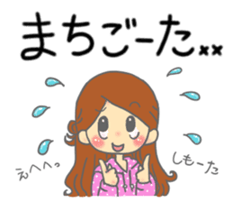 kouchi hataben girl sticker #13310778