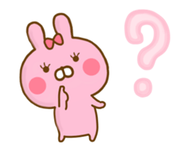 Rabbit Lovehina Yokutukau sticker #13310896