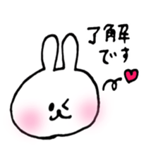 white rabbit love life 3 sticker #13311450