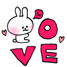 white rabbit love life 3 sticker #13311464