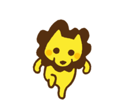 good mood ? lion 5 sticker #13311766