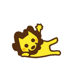 good mood ? lion 5 sticker #13311769