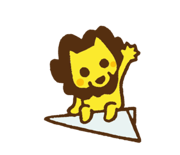 good mood ? lion 5 sticker #13311781