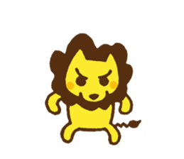 good mood ? lion 5 sticker #13311800