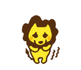 good mood ? lion 5 sticker #13311803