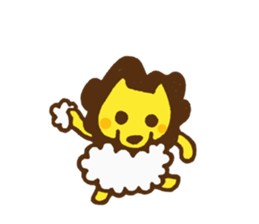 good mood ? lion 5 sticker #13311805