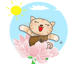 Jnani Cats-Life epiphany sticker #13312286