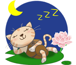 Jnani Cats-Life epiphany sticker #13312325