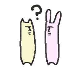 yurucat and yururabbit sticker #13312394