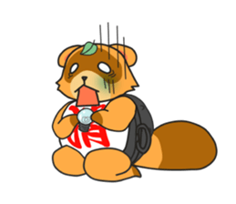 Yoroshiku Tanu-san sticker #13312416