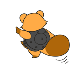 Yoroshiku Tanu-san sticker #13312422