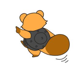 Yoroshiku Tanu-san sticker #13312422
