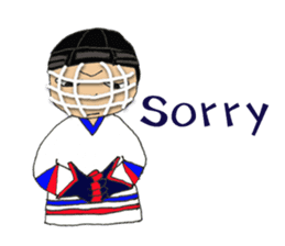Crazy ice hockey family (English) sticker #13312812