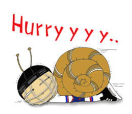 Crazy ice hockey family (English) sticker #13312817