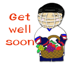 Crazy ice hockey family (English) sticker #13312820