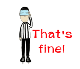 Crazy ice hockey family (English) sticker #13312831