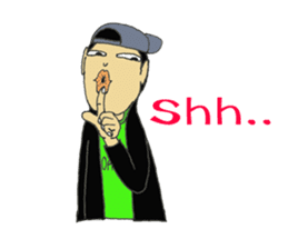 Crazy ice hockey family (English) sticker #13312834