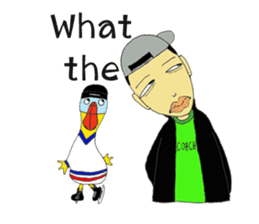 Crazy ice hockey family (English) sticker #13312839