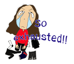 Crazy ice hockey family (English) sticker #13312845