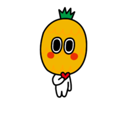 Charming Pineapple sticker #13313047