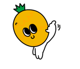 Charming Pineapple sticker #13313067